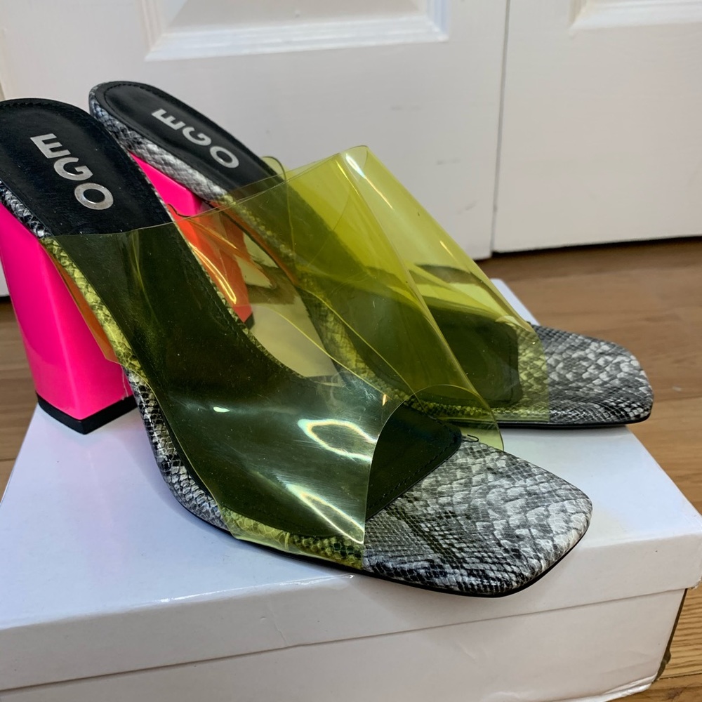Chunky Bright EGO Heels